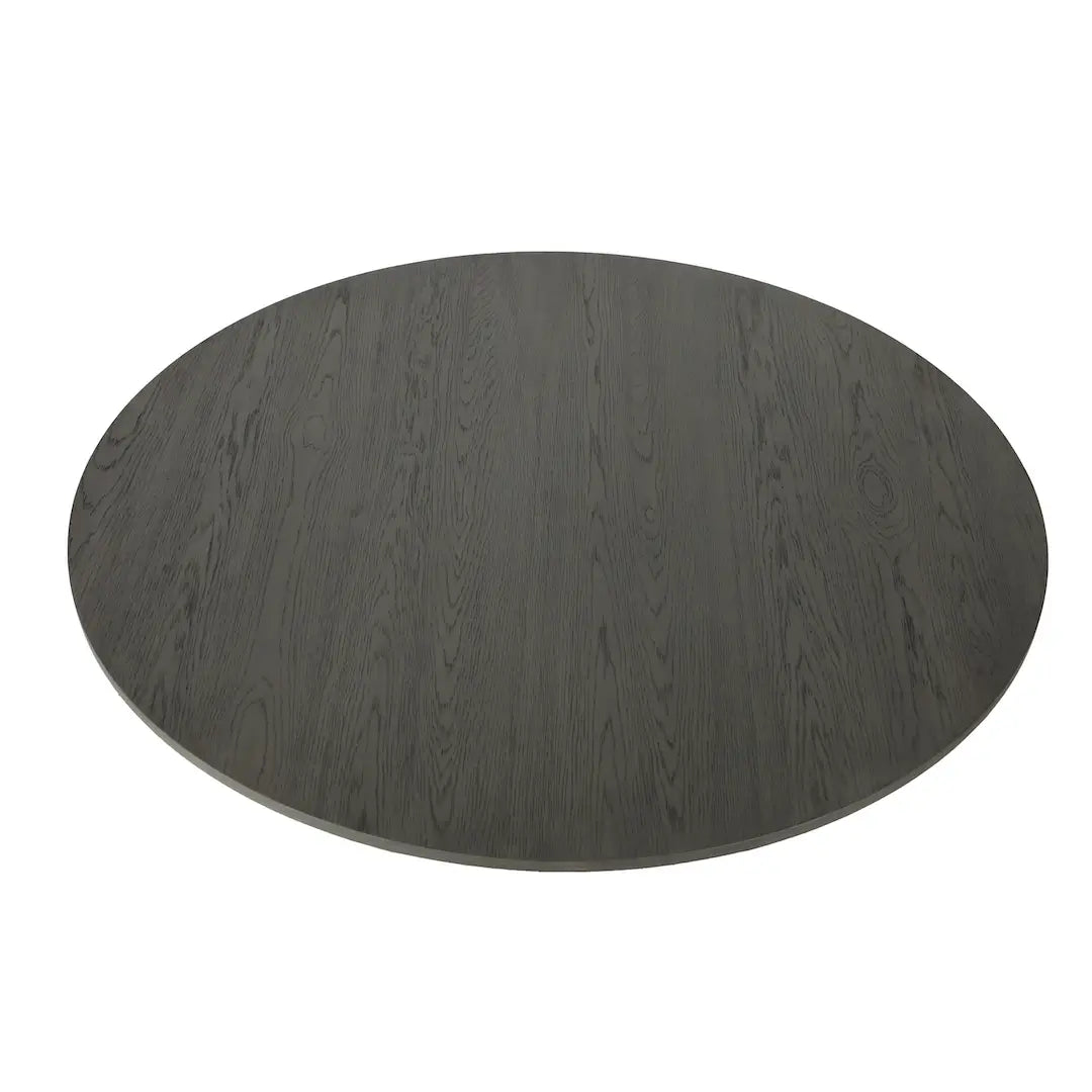 Eccotrading Design London Accessories Astor Round Dining Table Midnight Oak 120cm House of Isabella UK