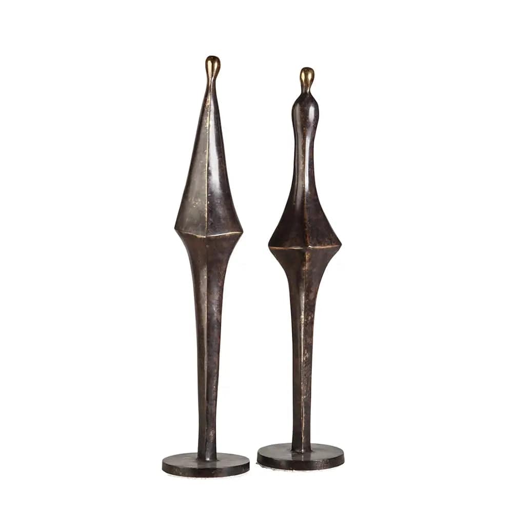 Bronze Abstract Figures.