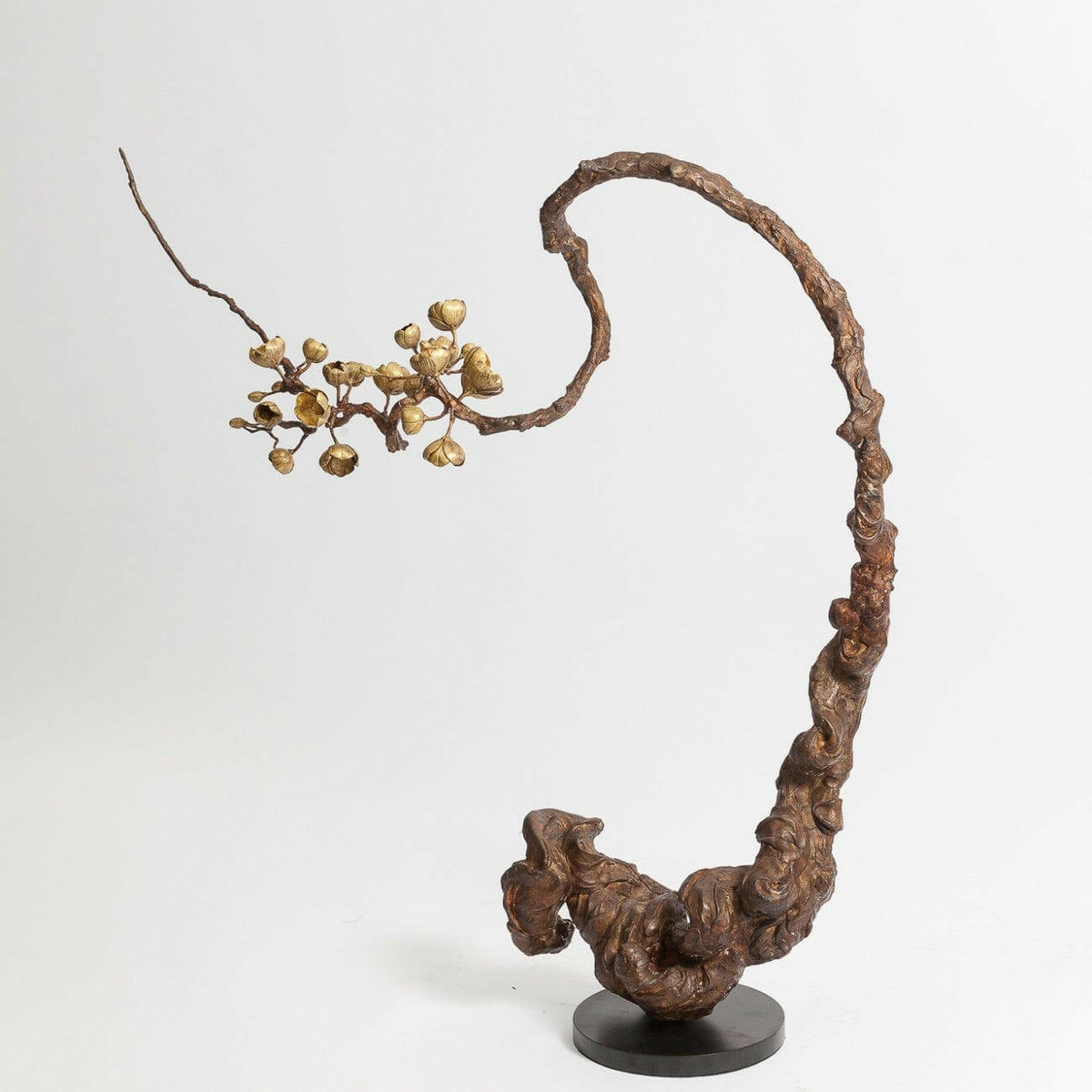 Bronze Blossom Sculpture.