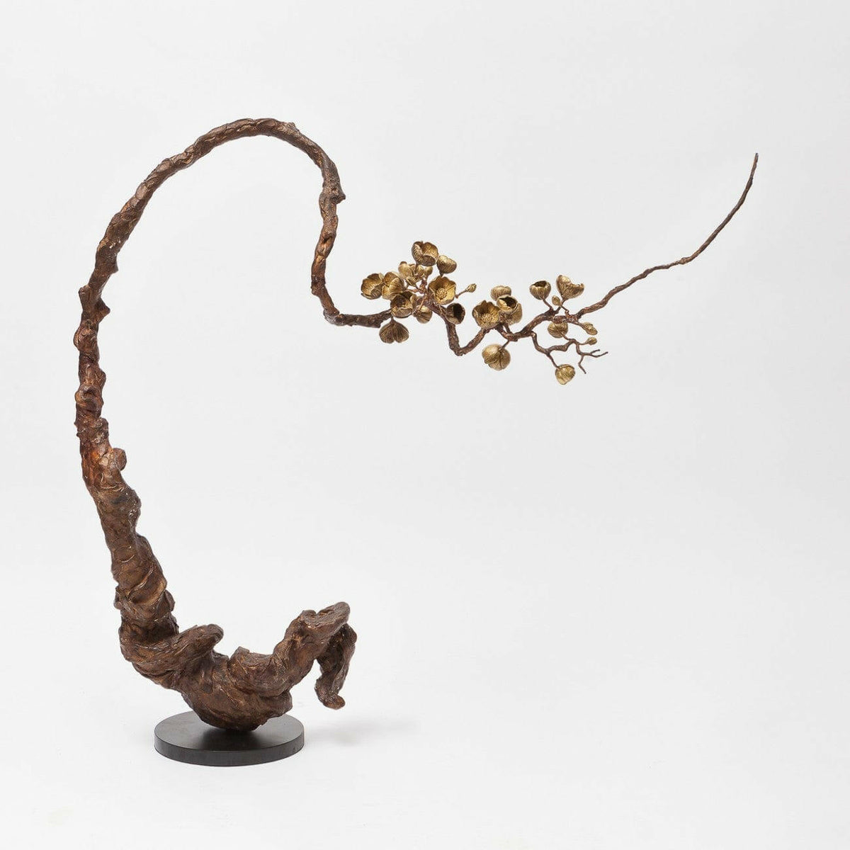 Bronze Blossom Sculpture.