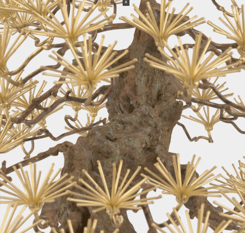 Bronze Bonsai Sculpture.