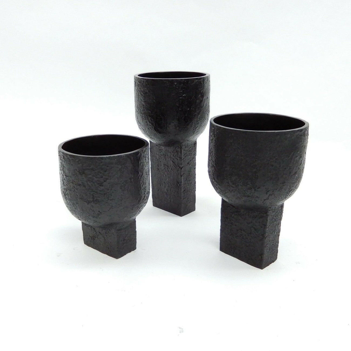 Bronze Brutalist 3 Bowls.