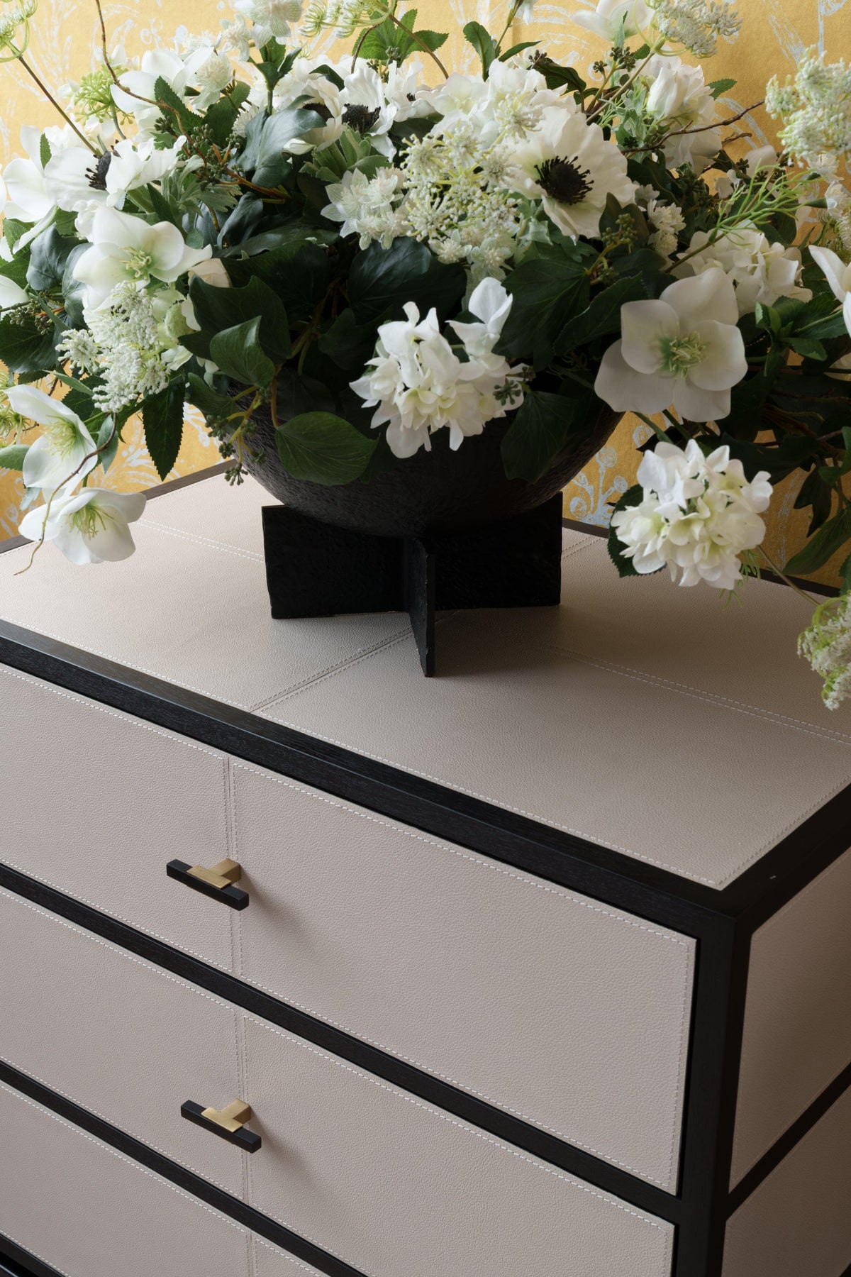 Eccotrading Design London Accessories Bronze Brutalist Flower Bowl House of Isabella UK