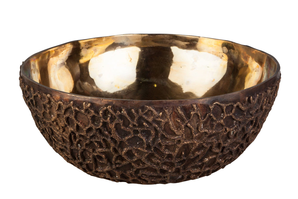 Eccotrading Design London Accessories Bronze Coral Bowl House of Isabella UK