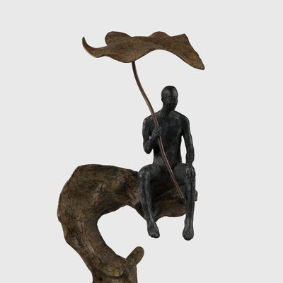 Eccotrading Design London Accessories Bronze Figure Branch and Leaf House of Isabella UK