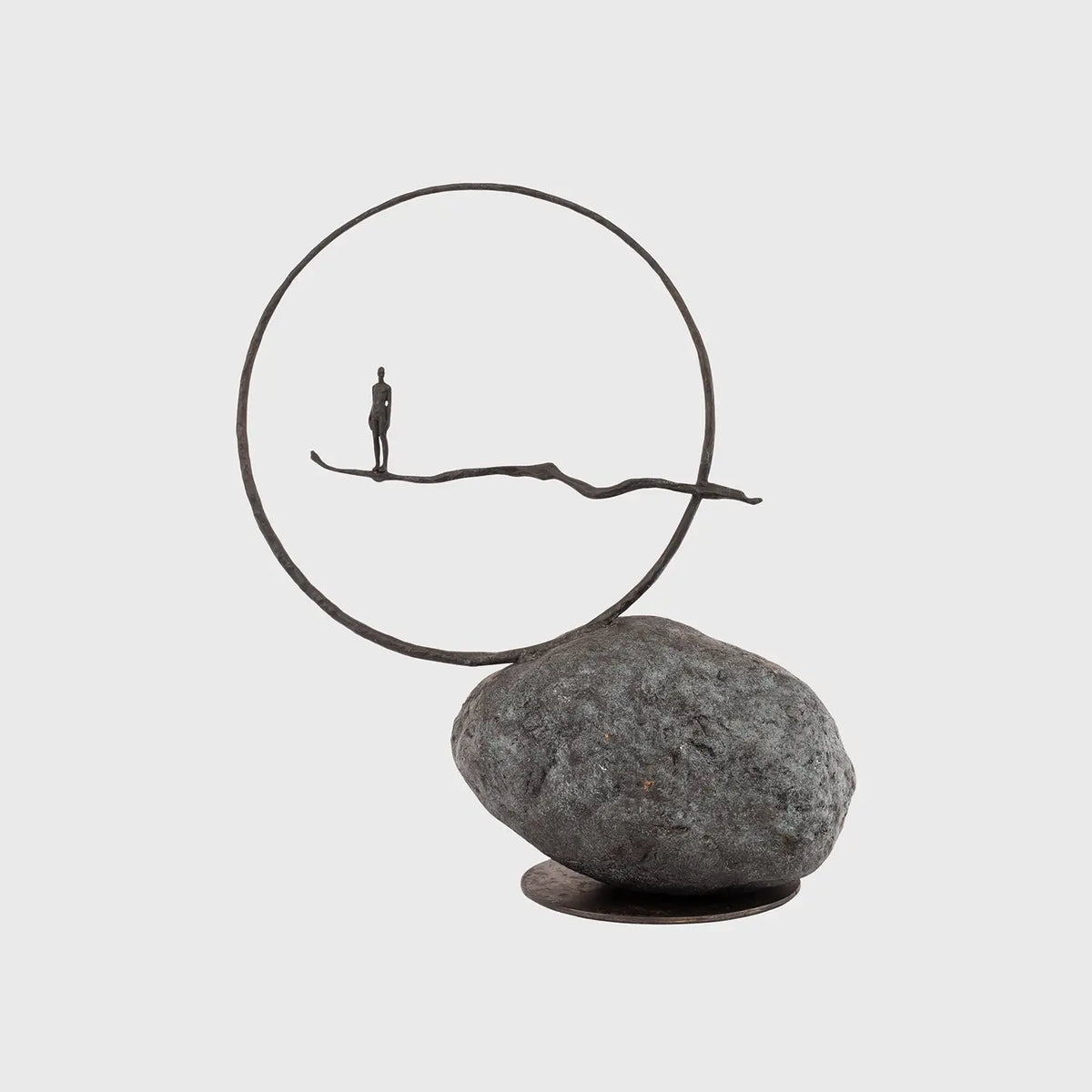 Eccotrading Design London Accessories Bronze Figure Jarylo On The Rock House of Isabella UK