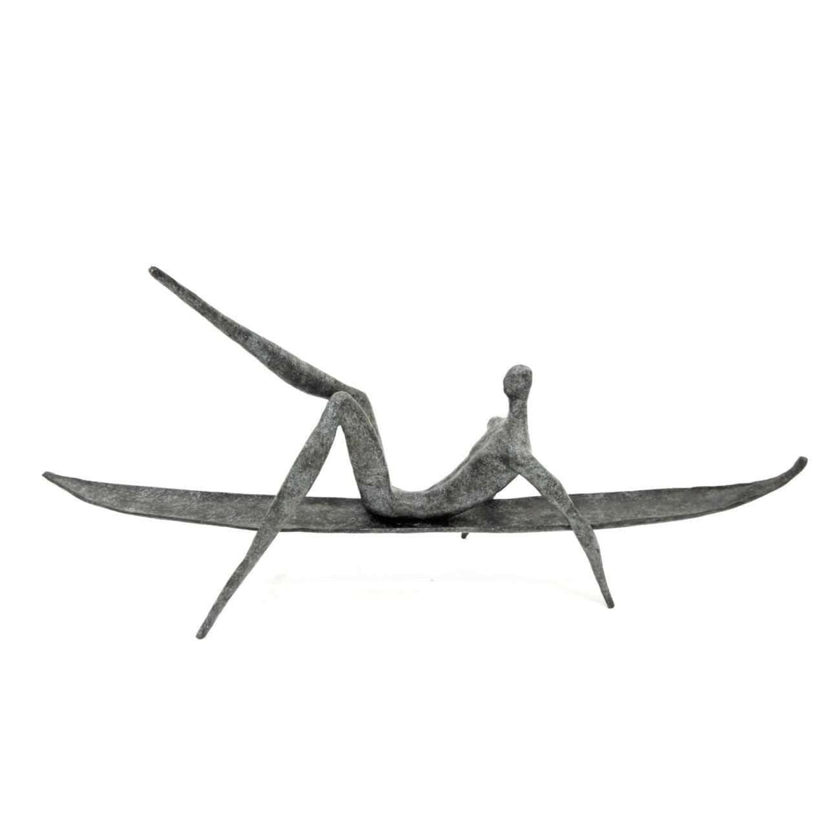 Bronze Figure Reclining.