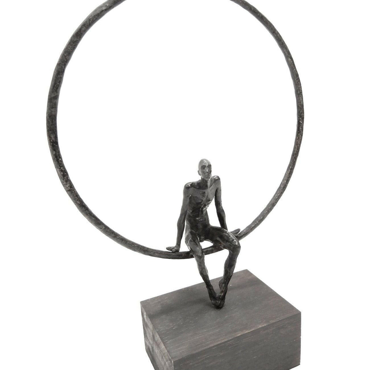 Bronze Figure The Observer.