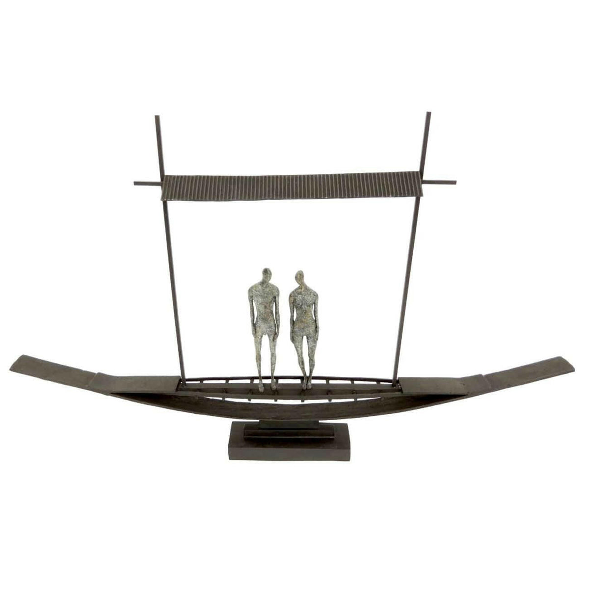 Bronze Figures in Sampan.