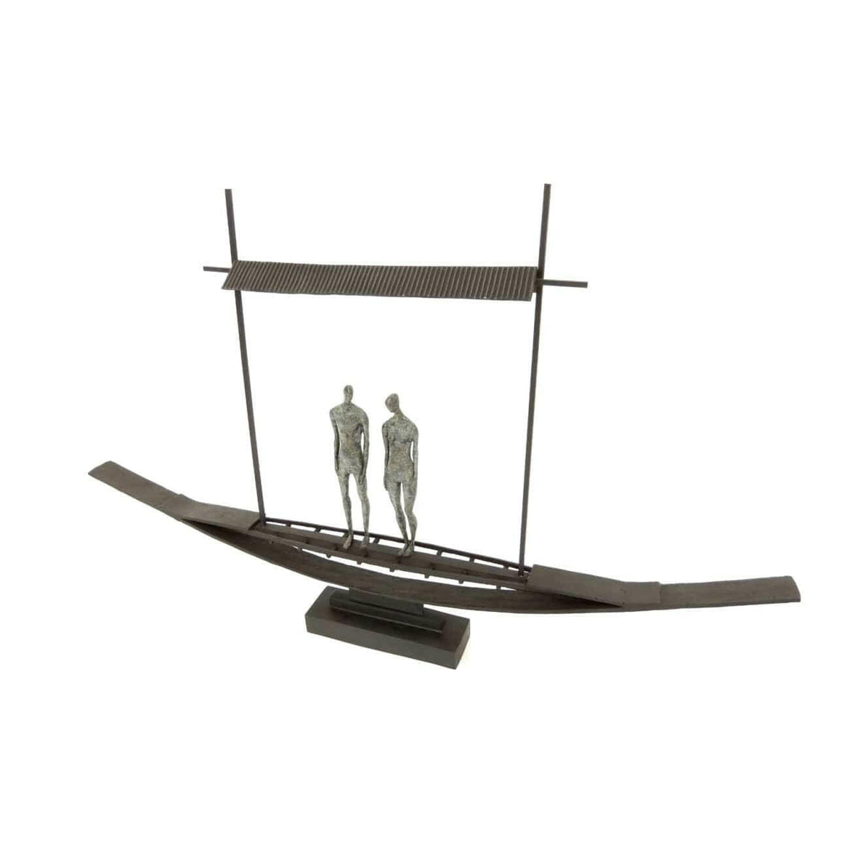 Bronze Figures in Sampan.