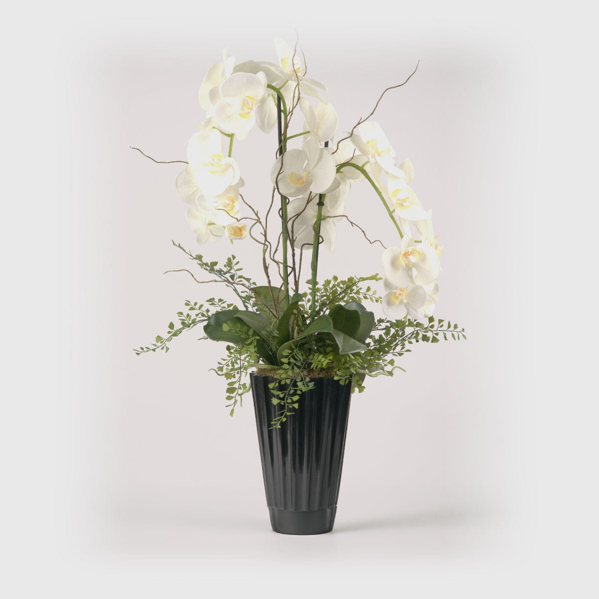 Eccotrading Design London Accessories Bronze Fluted Orchid Vase House of Isabella UK