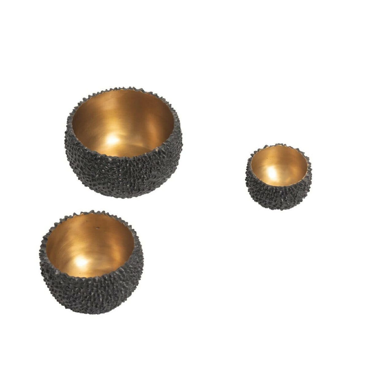 Bronze Jackfruits Bowls set of 3.