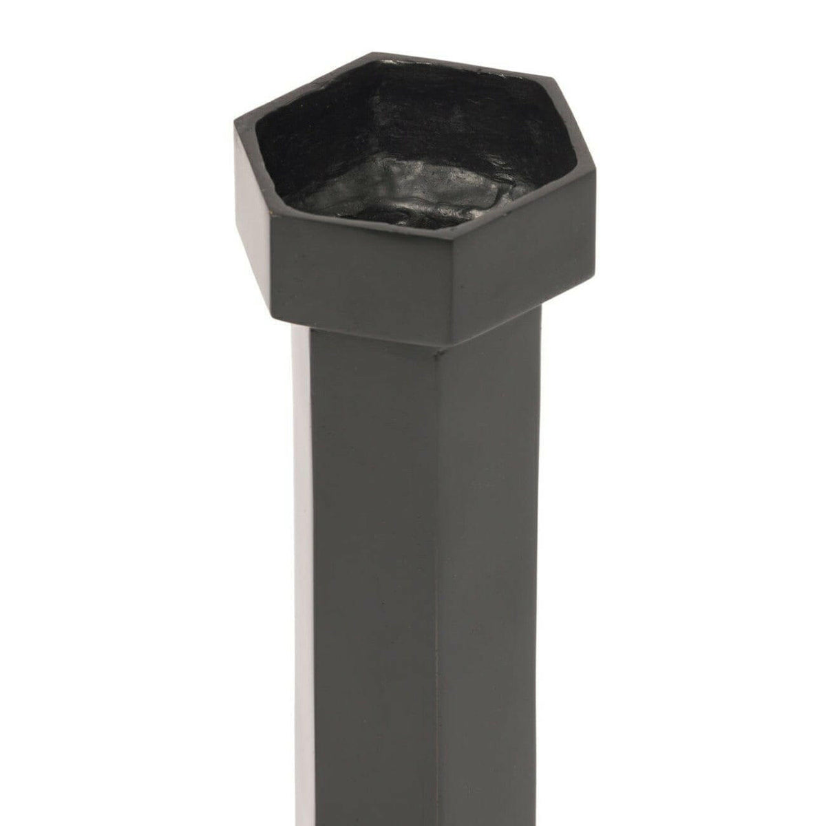 Bronze Nera Hexagon Vase High.