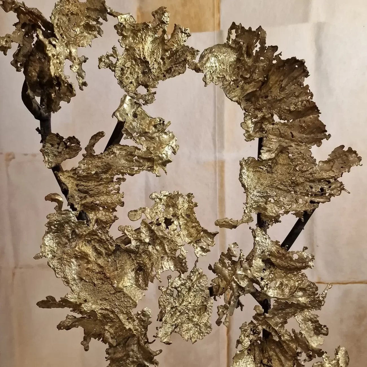 Bronze Sculpture Moon In The Clouds.