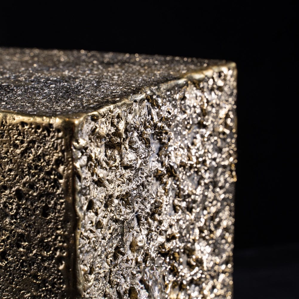 Bronze Sculpture Rain Cube.