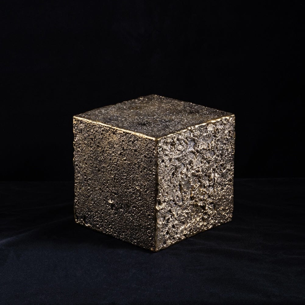 Bronze Sculpture Rain Cube.