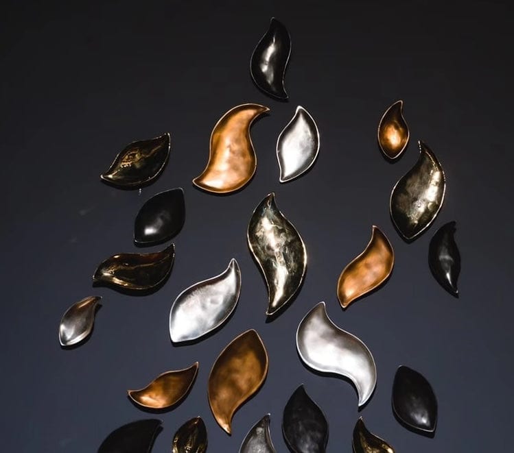 Eccotrading Design London Accessories Bronze Wall Art The Rain House of Isabella UK