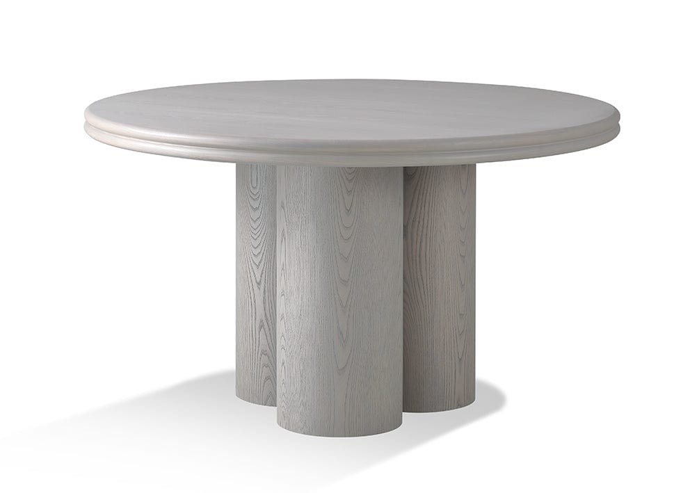COLUMN ROUND DINING TABLE 132CM LATTE ASH.