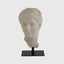 Eccotrading Design London Accessories Decorative Marble Female Bust with Metal Base House of Isabella UK