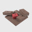 Eccotrading Design London Accessories Desk Set Suede/Red Leather House of Isabella UK