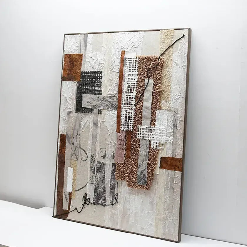 Eccotrading Design London Accessories Inheritance Mixed Media Paper and Textile Wall Sculpture House of Isabella UK