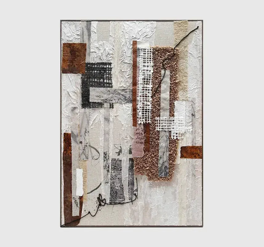 Eccotrading Design London Accessories Inheritance Mixed Media Paper and Textile Wall Sculpture House of Isabella UK