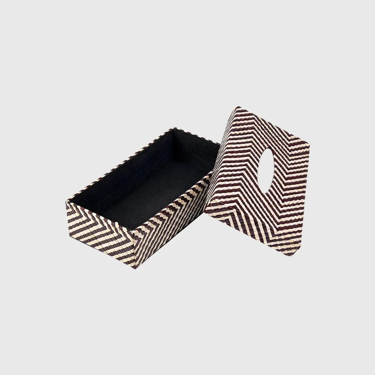 Eccotrading Design London Accessories Pandanus Tissue Box Zig Zag House of Isabella UK