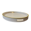Eccotrading Design London Accessories Paragon Oval Tray Pumice Leather House of Isabella UK