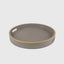Eccotrading Design London Accessories Paragon Round Tray Grey Shagreen Leather House of Isabella UK
