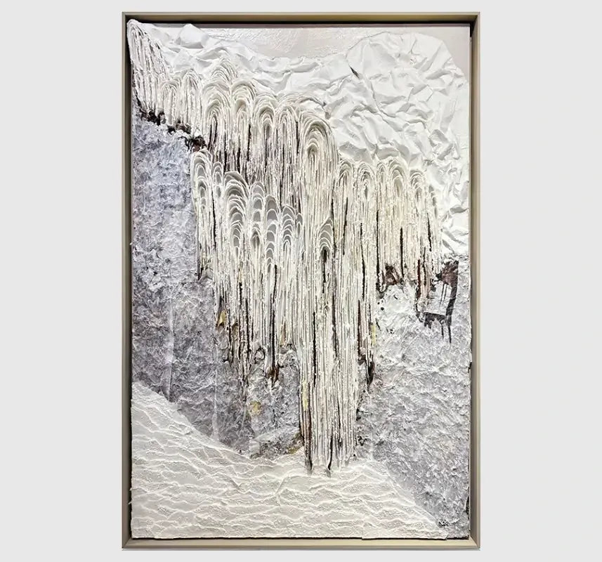 Eccotrading Design London Accessories Petrified Rain Handmade Dimensional Paper Wall Sculpture House of Isabella UK
