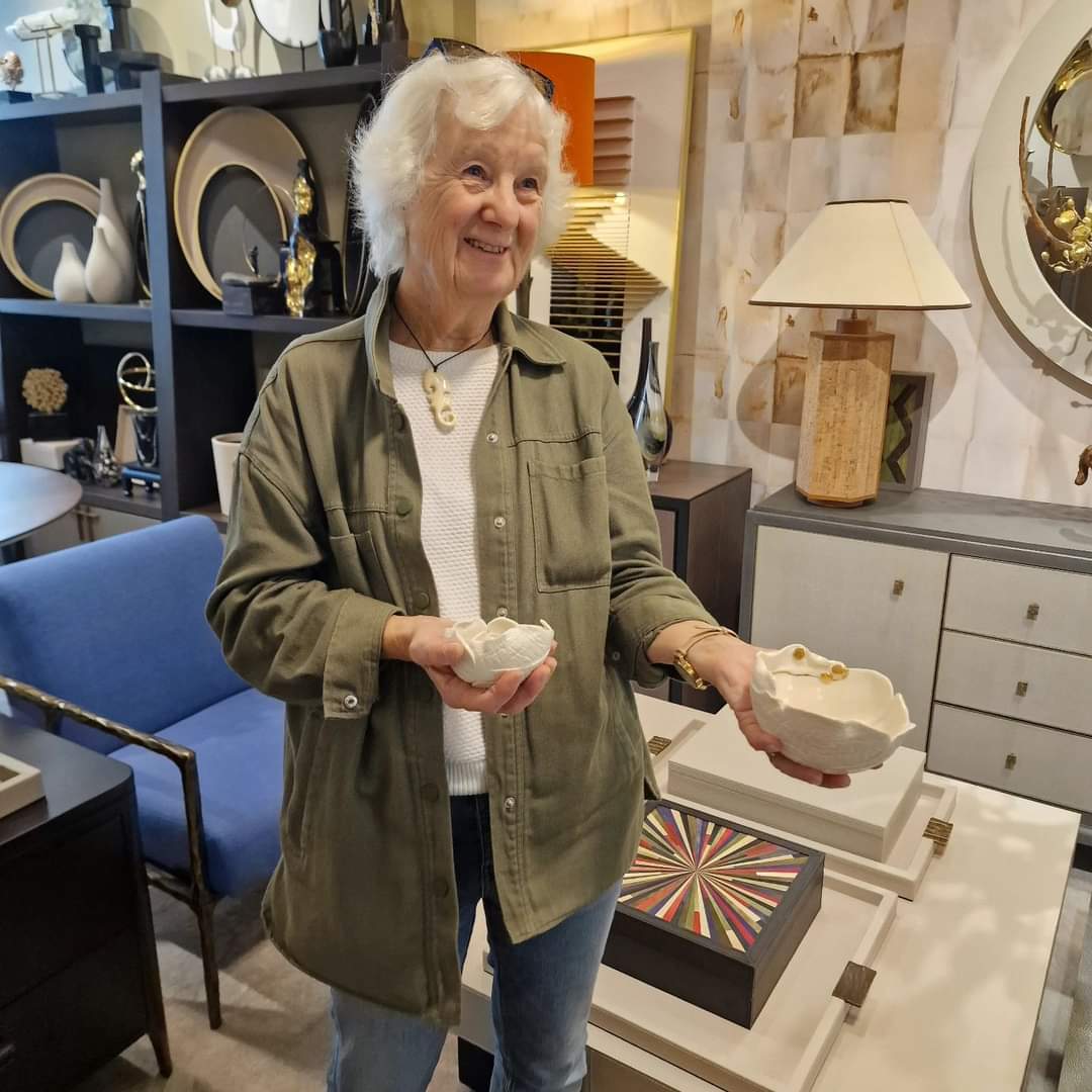 Eccotrading Design London Accessories Porcelain Eggshell Bowls Cream House of Isabella UK