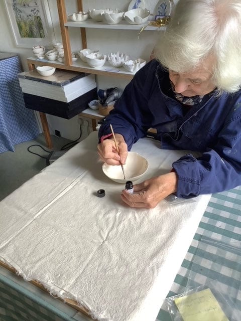 Eccotrading Design London Accessories Porcelain Eggshell Bowls Cream House of Isabella UK