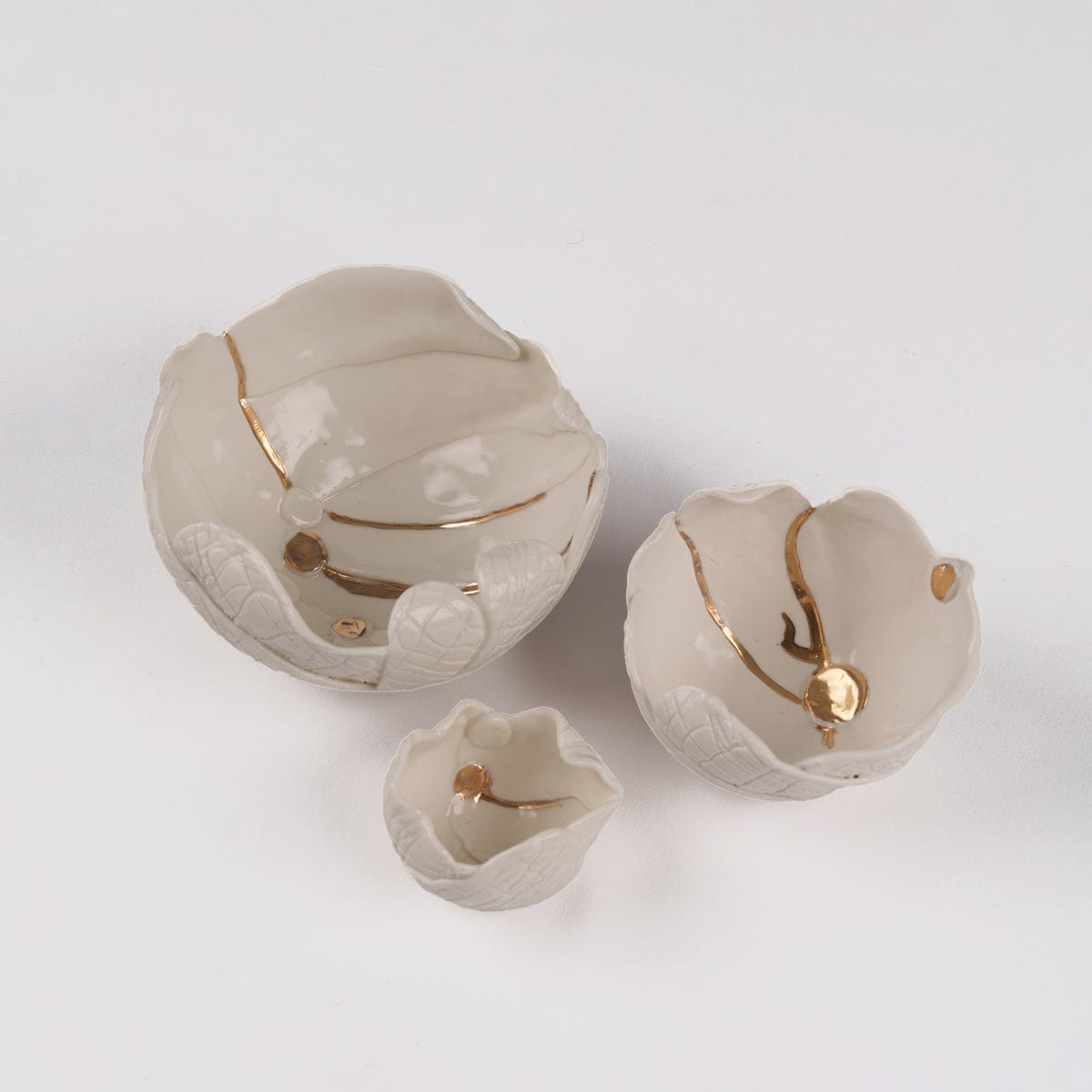 Eccotrading Design London Accessories Porcelain Flower Bowls Set House of Isabella UK