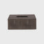 Eccotrading Design London Accessories Rectangular Tissue Box Dark Faux Shagreen Leather House of Isabella UK