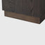 Eccotrading Design London Accessories Siena pedestal chocolate oak 30x30cm House of Isabella UK