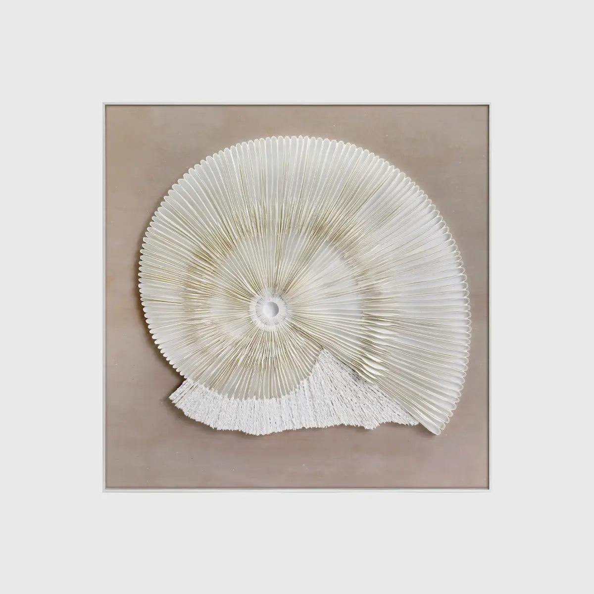 Eccotrading Design London Accessories Spiral of Time Handmade Dimensional Paper Wall Sculpture House of Isabella UK