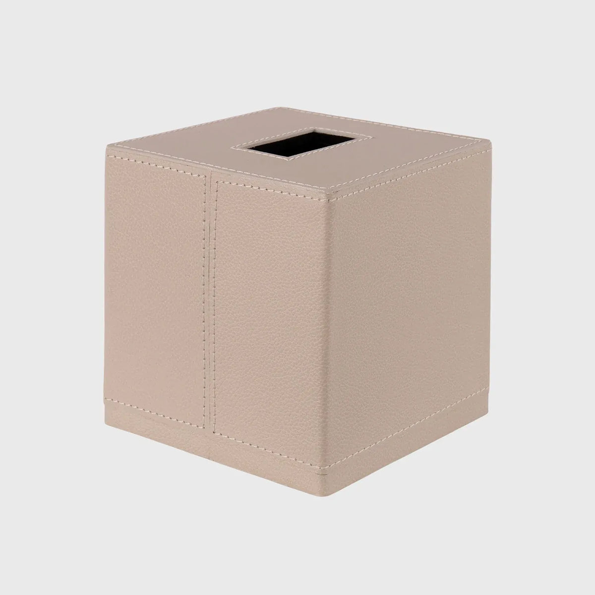 Eccotrading Design London Accessories Square Tissue Box Pumice Leather House of Isabella UK