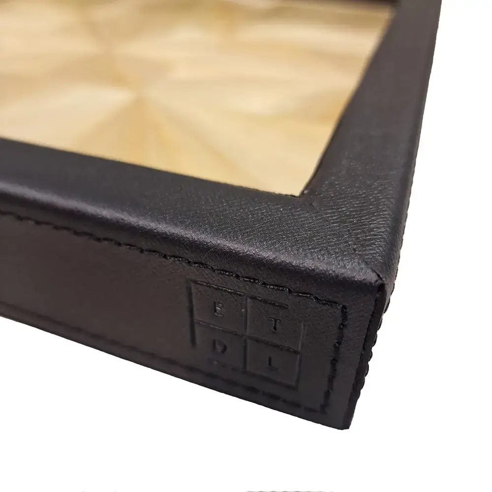 Straw Marquetry Tray Natural.