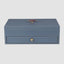 Treasure Box Blue Leather.