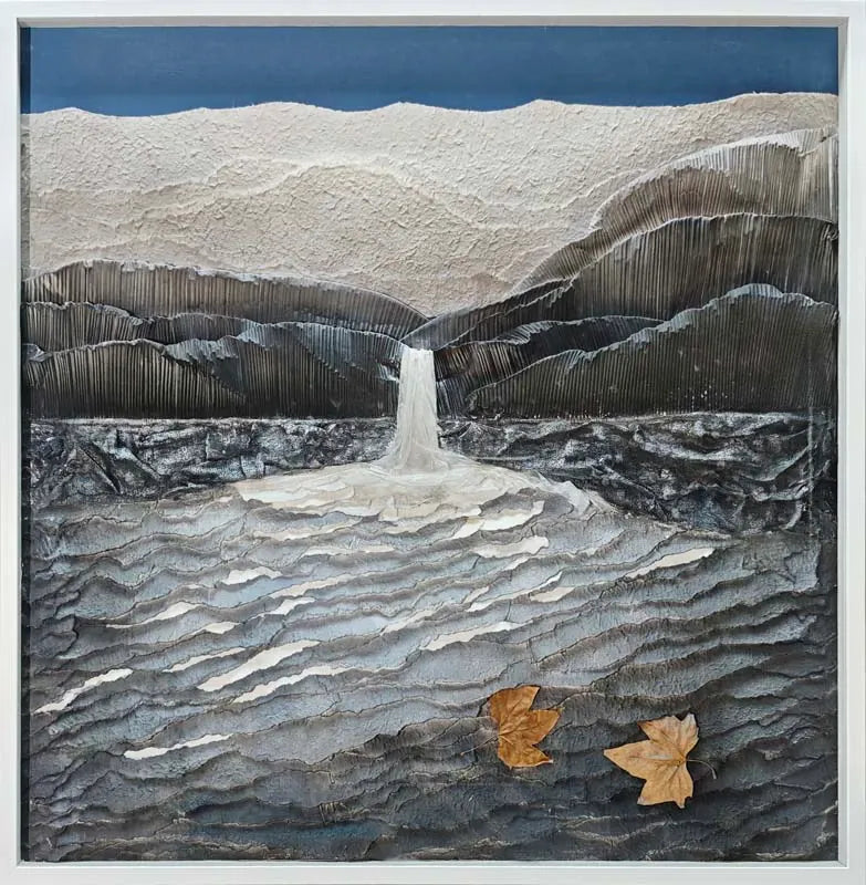 Eccotrading Design London Accessories Waterfall Handmade Paper Wall Art House of Isabella UK