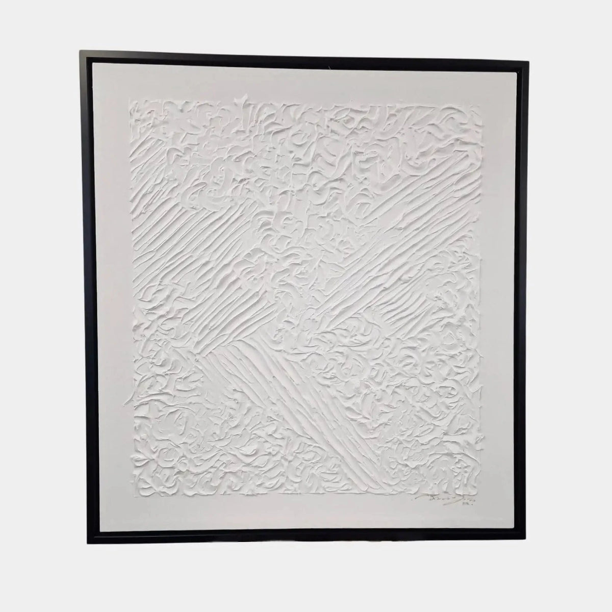 Eccotrading Design London Accessories White 3D Abstract Painting Large - 3 House of Isabella UK