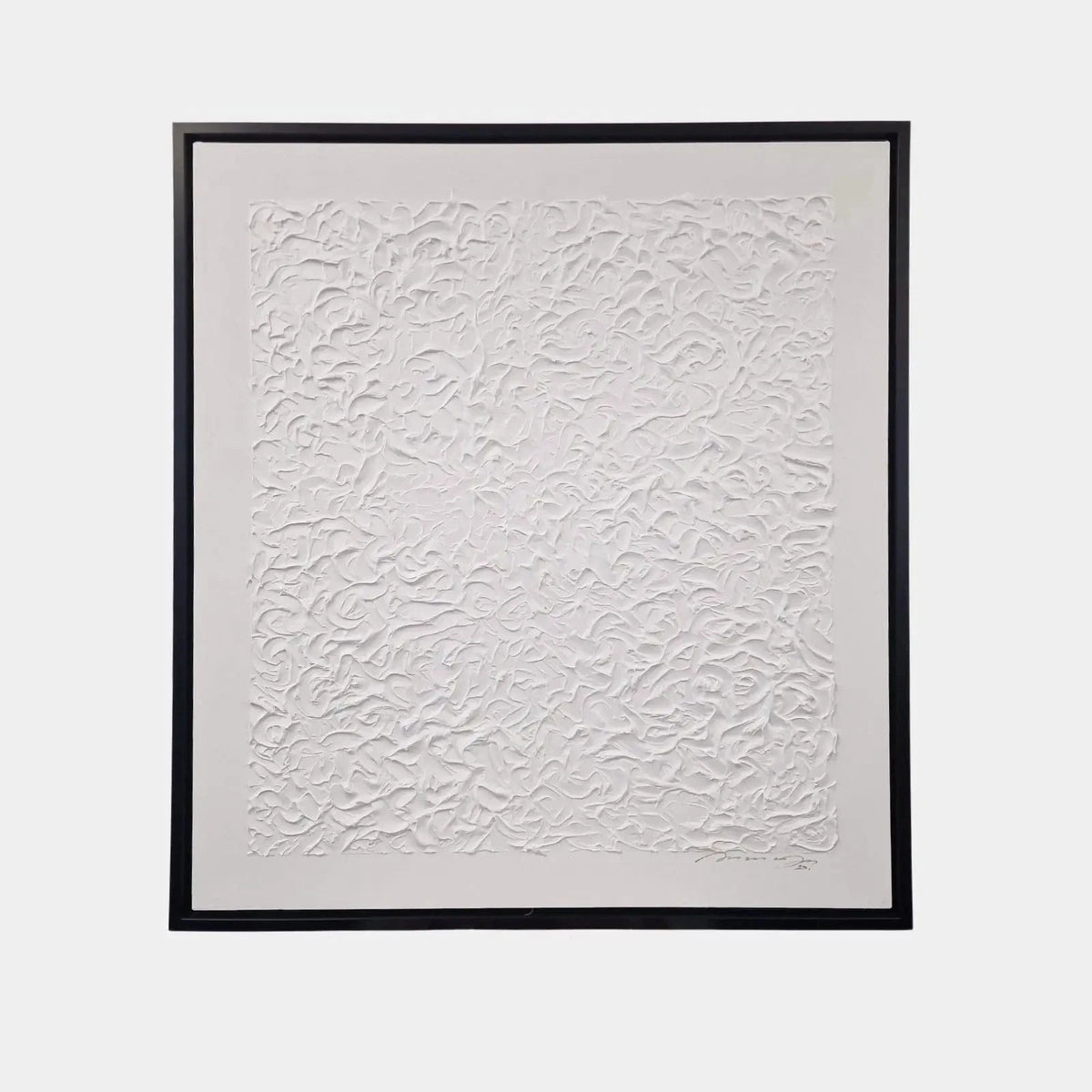 Eccotrading Design London Accessories White 3D Abstract Painting Large - 4 House of Isabella UK