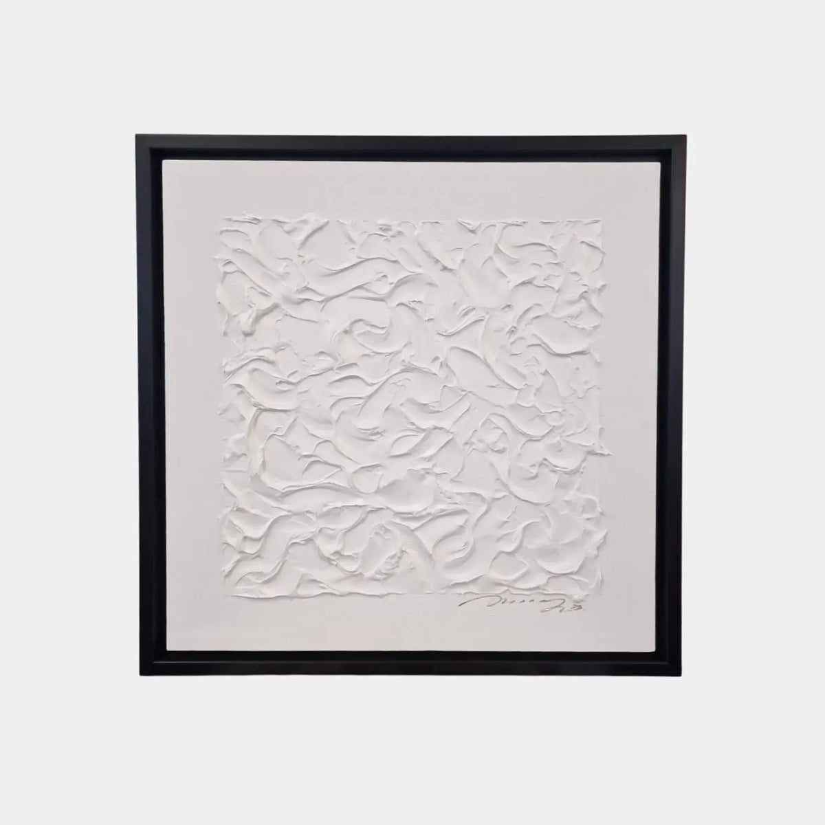 Eccotrading Design London Accessories White 3d Art Abstract Painting Small 1 House of Isabella UK