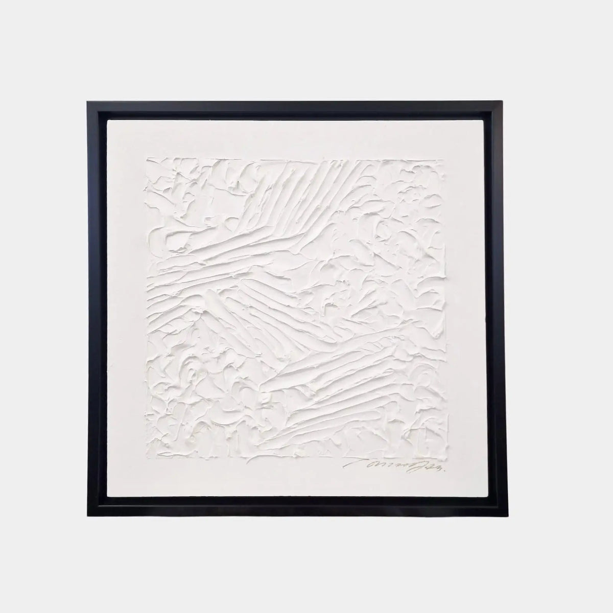 Eccotrading Design London Accessories White 3d Art Abstract Painting Small 4 House of Isabella UK