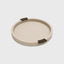 Eccotrading Design London Accessories Wode Round Tray Pumice Leather House of Isabella UK