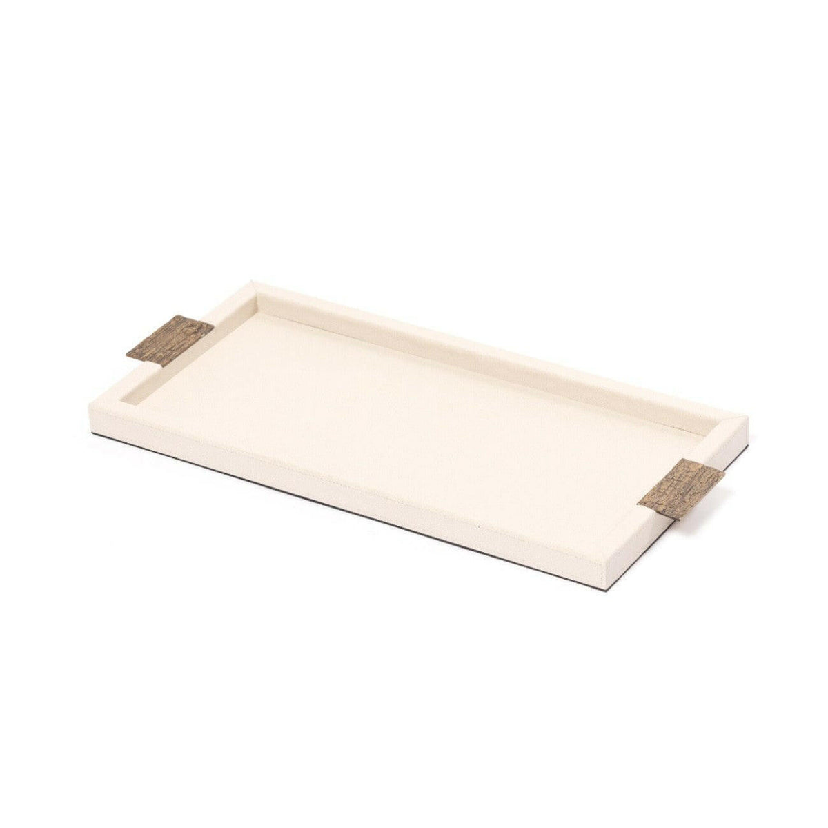 Wode Tray Rectangle Pumice Leather.