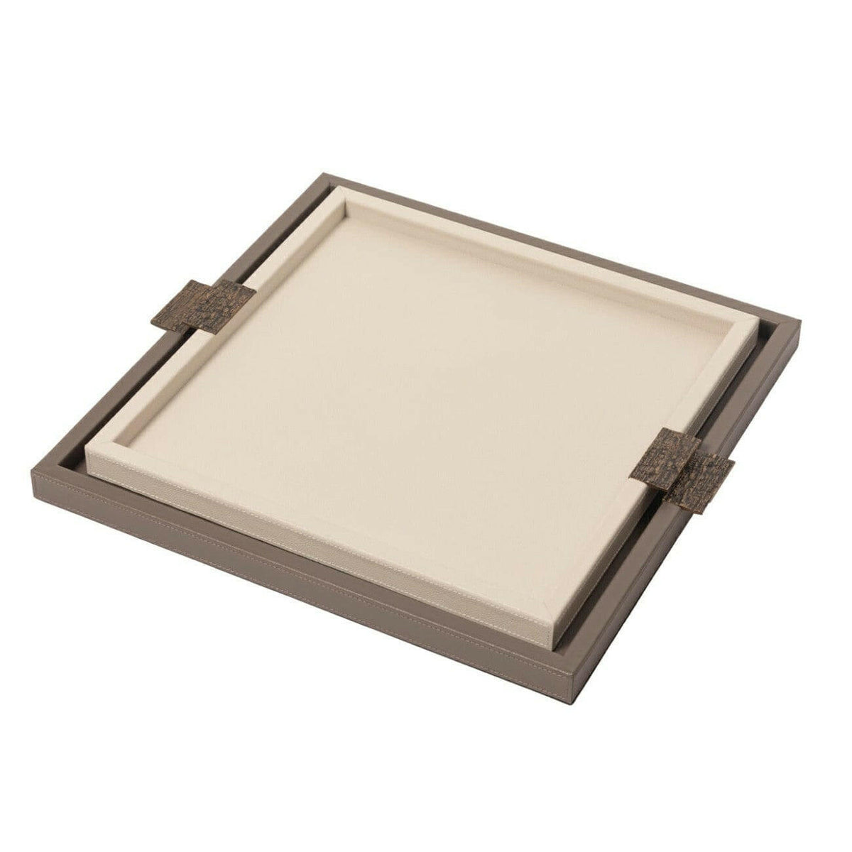 Wode Tray Square Putty Leather.