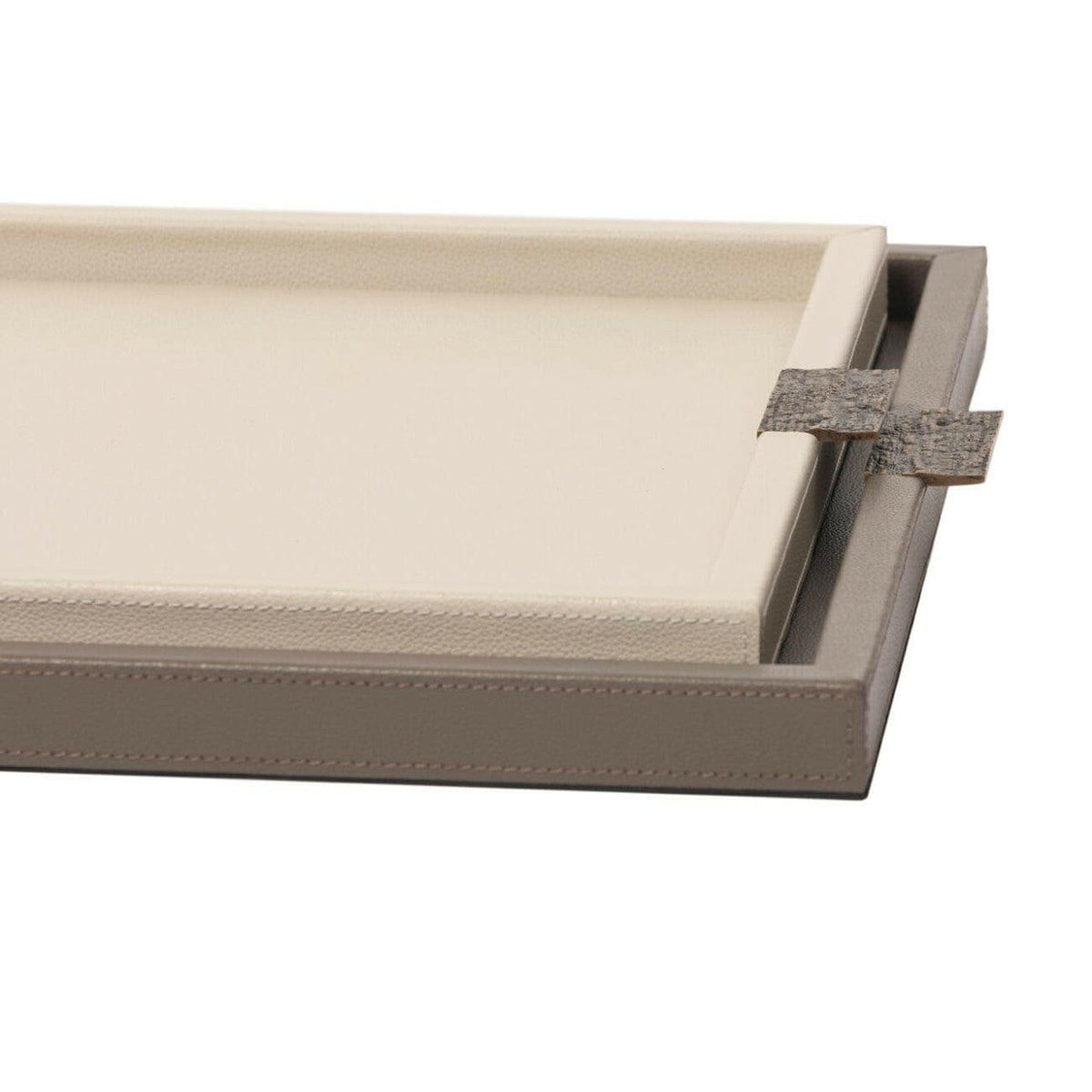 Wode Tray Square Putty Leather.