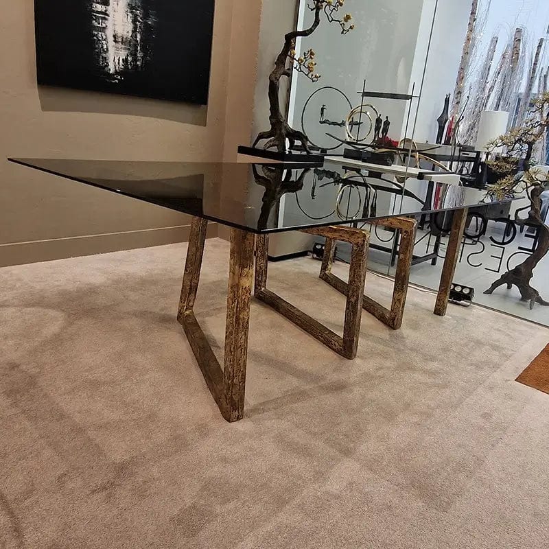 Bronze Twist Dining Table.
