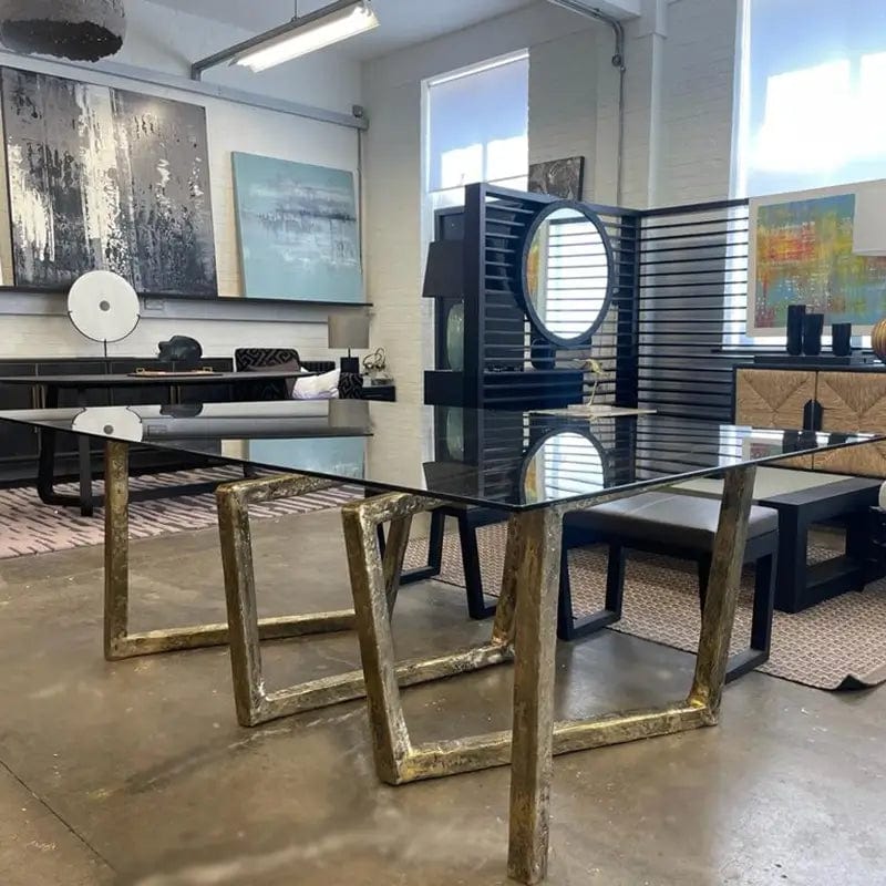 Bronze Twist Dining Table.